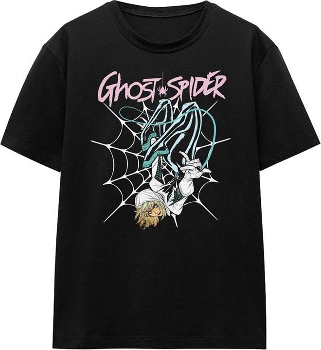 Immagine prodotto Spiderman Maglietta Ragno Fantasma Rete di Neon Adulto Unisex (M)