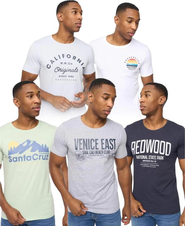 Produktbild Crosshatch Sumertons TShirt (5erPack) (L)
