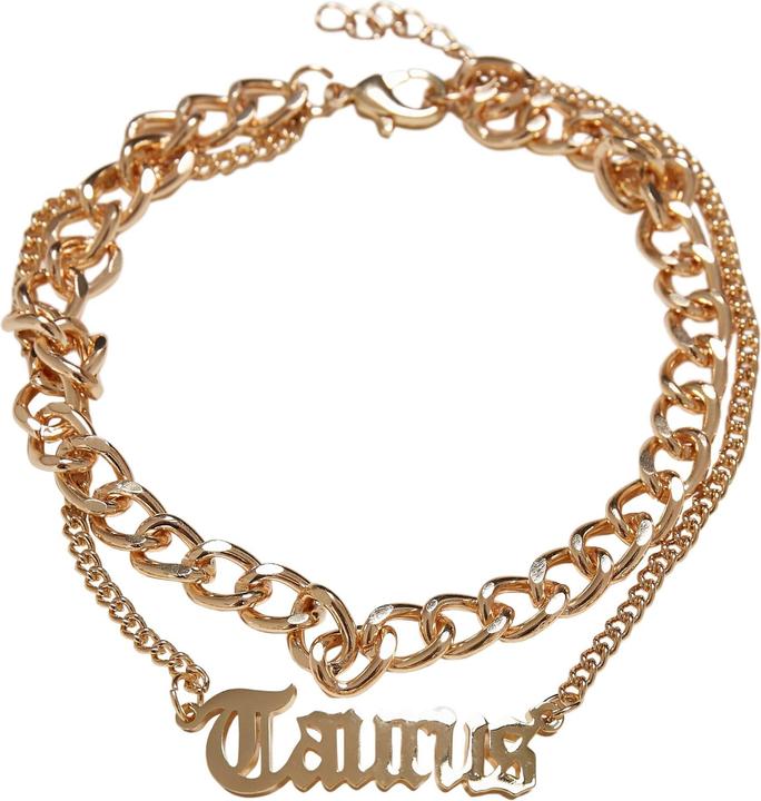 Produktbild Urban Classics Zodiac Golden Anklet (20% rostfreier Stahl, 80% Eisen)