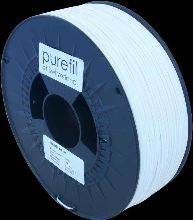 Produktbild Purefil Filament (MABS, 1.75 mm, 1000 g, Weiss)