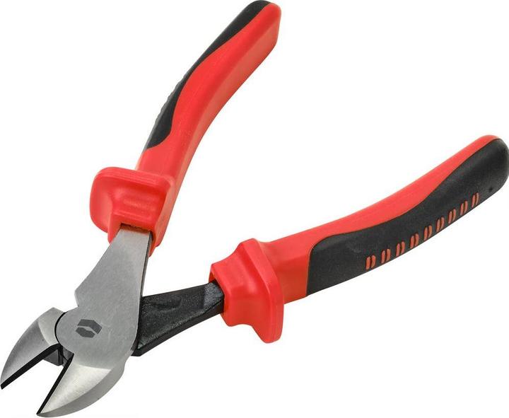 Toolcraft TO-7339077 Werkstatt Kraft-Seitenschneider mit Facette 180 mm (180 mm)