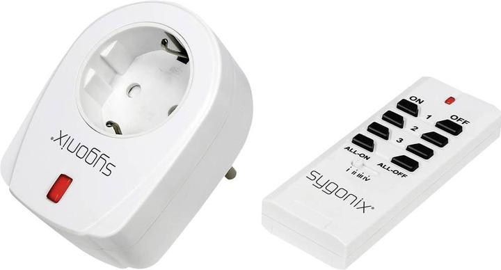 Immagine prodotto Sygonix Set di prese radiocomandate RSL Spina intermedia Capacità di commutazione (max.) 2000 W Portata