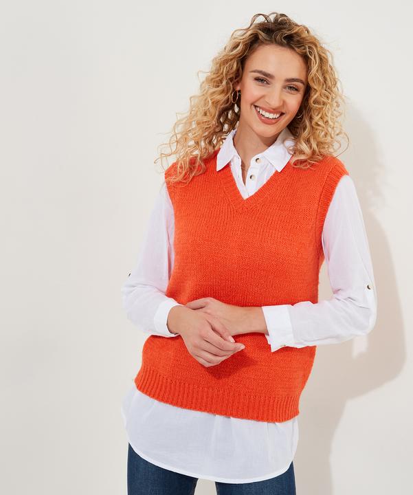 Actual product image Joe Browns Retro Knitted Vest (34)