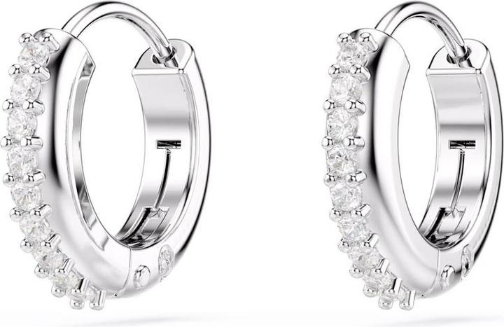 Produktbild Swarovski Matrix Kreolen Rundschliff Weiss (Swarovski Metall)