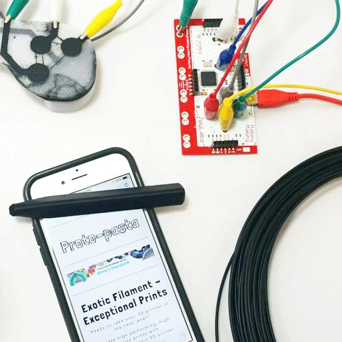 Image du produit Proto-pasta Conductive (PLA, 1.75 mm, 500 g, Noir)