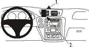 Brodit 852949 Autohalterung Chevrolet Trail Blazer
