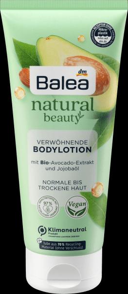 Produktbild dm Balea Natural Beauty Bodylotion Bio Avocado-Extrakt & Jojoba Öl