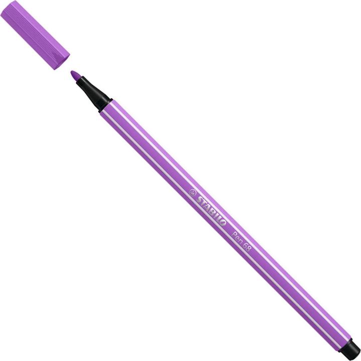 Produktbild STABILO Premium-Filzstift - Pen 68 - 10er Pack - pflaume (Pflaumenviolett, 10 x)