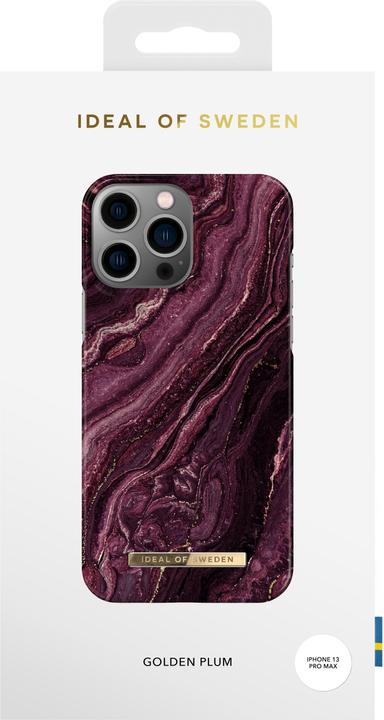 Actual product image iDeal Of Sweden Designer Hard Cover Golden Plum (Apple iPhone 13 Pro Max)
