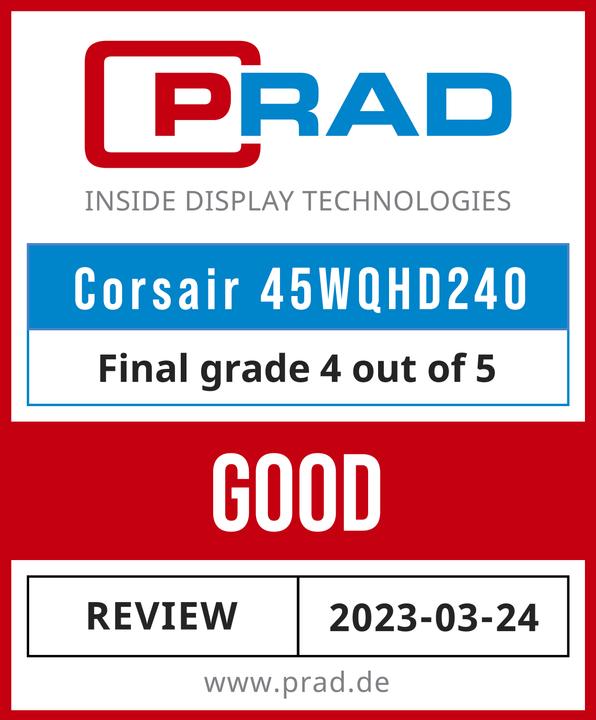 Actual product image Corsair Xeneon Flex 45WQHD240 (3440 x 1440 pixels, 45")