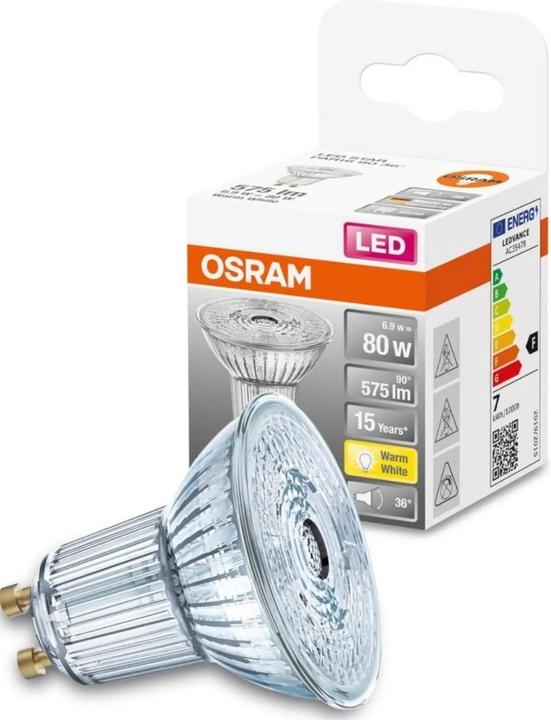 Actual product image Osram 1 pc. (GU10, 6.90 W, 575 lm, 1 x, F)