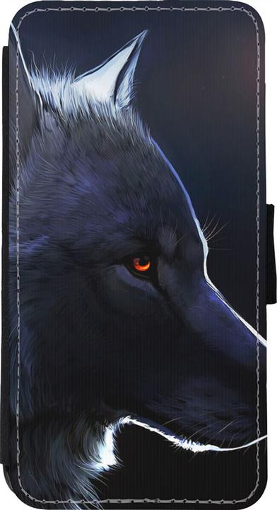 Produktbild PhoneLook Hülle Wallet schwarz Wolf Shape (Apple iPhone 11 Pro Max)