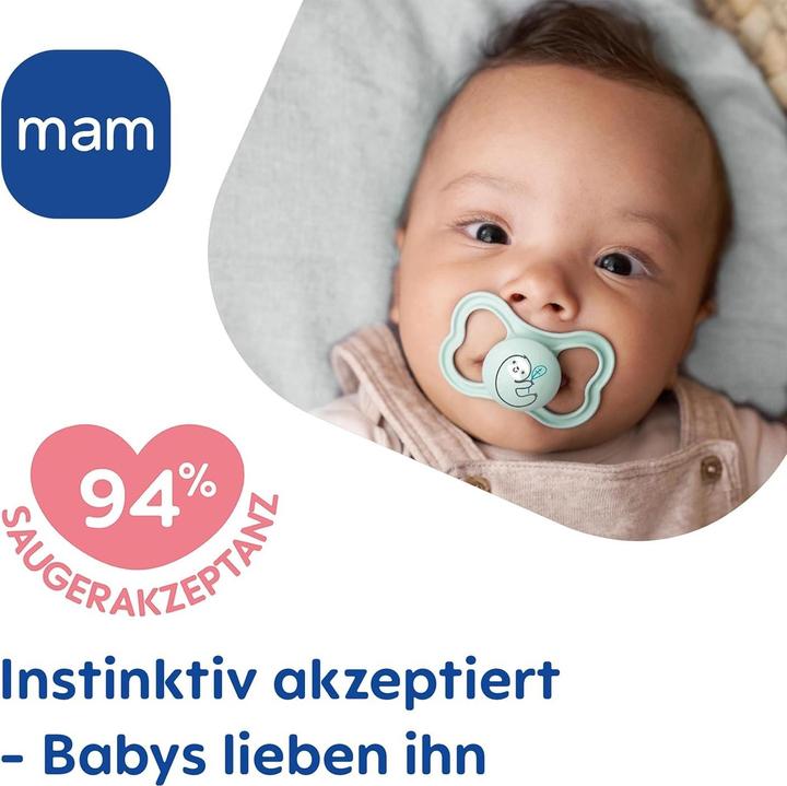 Produktbild MAM AirNight Sili 6-16 pink2St (2 x, 6 - 16 Monate)