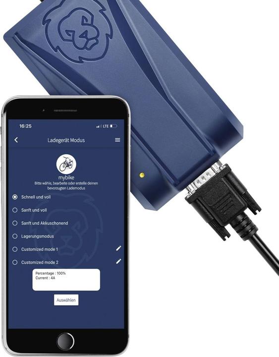Produktbild Lion one4all Reiseladegerät für E-Bike und E-Scooter 36 V mit Rosenberger A Stecker (E-Bike Ladegerät)