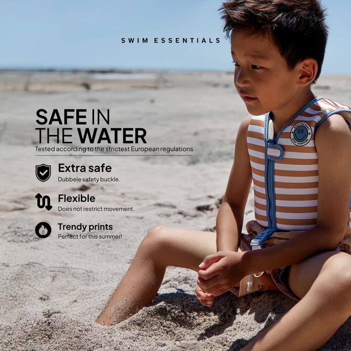 Actual product image Swim Essentials Schwimmweste 3- Jahre / gestreift (3, 18-30 kg)