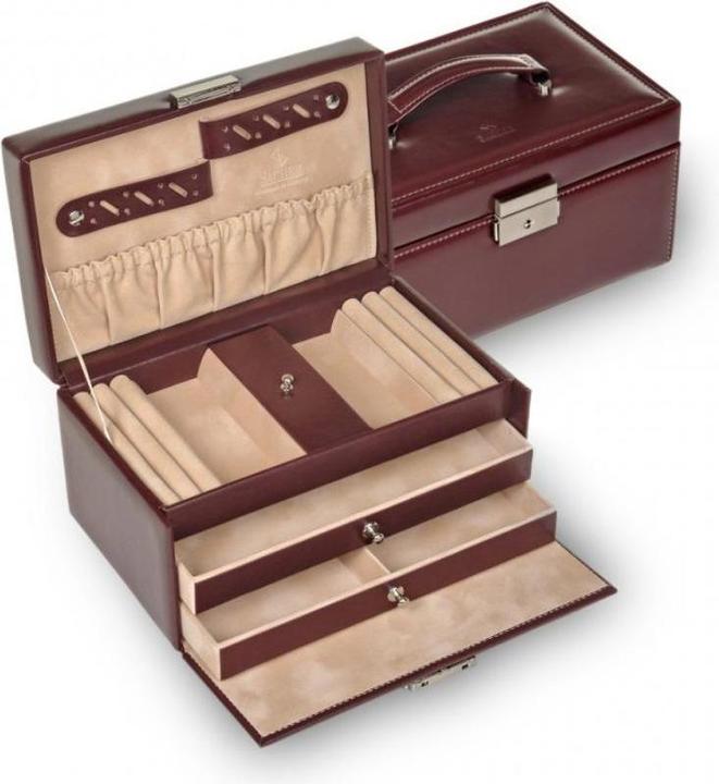 Produktbild Sacher 27.000.290.143 - Schmuckkoffer Eva New Classic, bordeaux