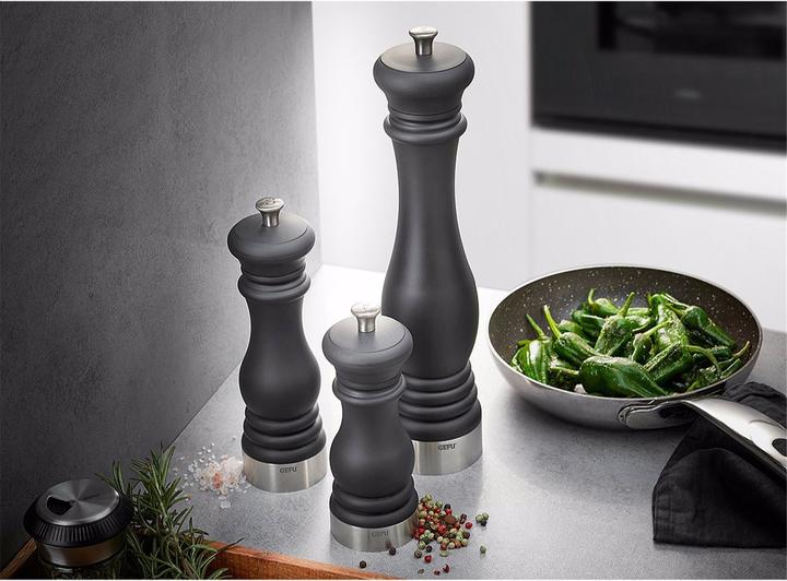 Actual product image GEFU Salt or pepper mill FLAVIO L, black (Pepper, Salt)
