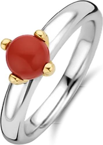 Immagine prodotto Ti Sento Milano Anello con pietra rossa corallo 12179CR (56, 925 Argento)