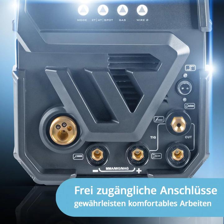 Image du produit Stahlwerk Soudeuse combinée MTM-200 ST 3-en-1 avec dévidoir de fil synergique 200 A