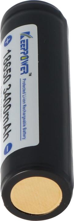 Produktbild Keeppower Akku 18650 geschützt (Flat Top) (1 Stk., 18650, 3400 mAh)