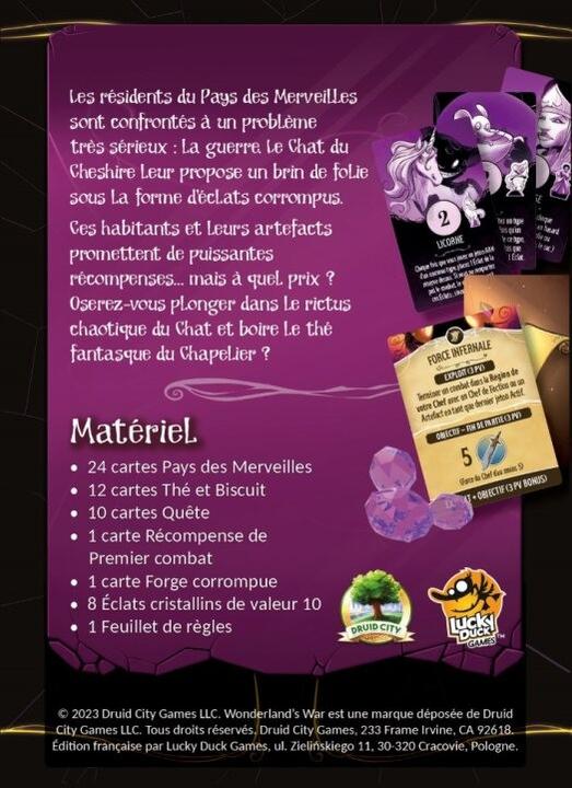 Produktbild Wonderland's War - Folie Eclatante (Französisch)
