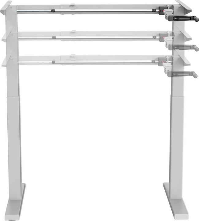 Actual product image Ergo Office Sit-stand desk Desk frame Manual height-adjustable office desk max. 123cm Ergonomic ti