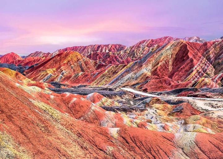 Actual product image Ravensburger Les Montagnes arc-en-ciel, Chine (1000 pieces)