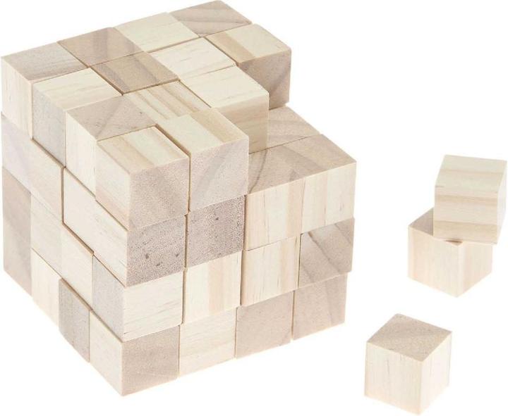 Actual product image Rico Design Wooden cube 1.5 x 1.5 x 1.5 cm, 6.500607
