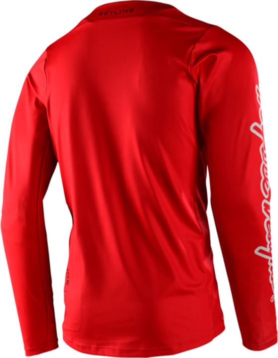 Actual product image Troy Lee Designs Skyline Chill LS Jersey, Iconic, fiery red S (S)