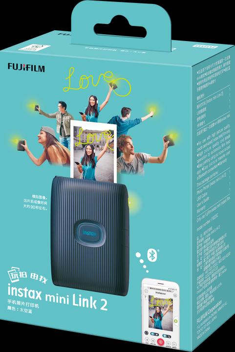Image du produit Fujifilm Instax Mini Link2 EX D Embargo 15.06.22 Space Blue (Laser, Couleur)