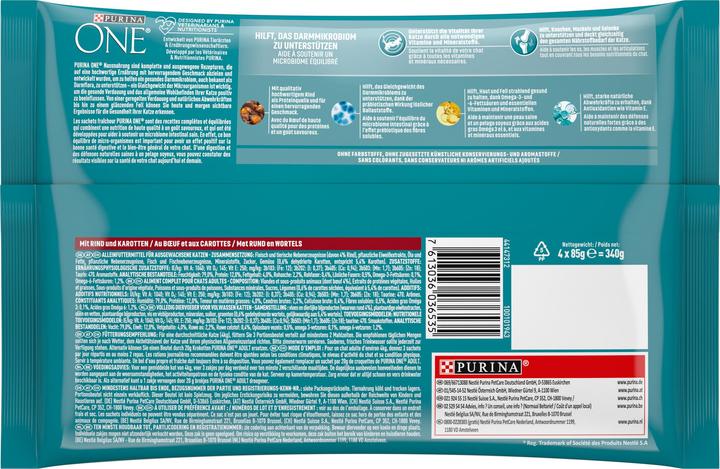 Immagine prodotto Purina ONE Adulti (Adulto, 4 pz., 360 g)