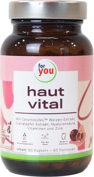 Produktbild For You haut vital (60 Stück, Kapseln, 50.40 g)