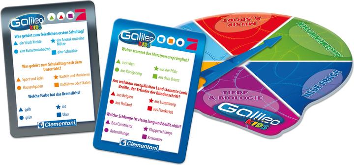 Actual product image Clementoni Galileo: Discover Knowledge quiz game for kids (German)
