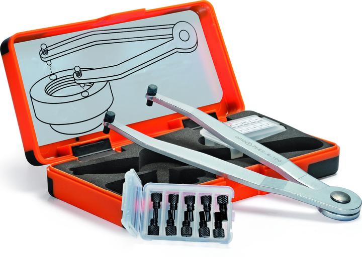 Amf Verstellbarer Stirnlochschlüssel (32 mm, 19 mm, 45 mm, 80 mm, 58 mm, 12 mm, 24 mm, 50 mm, 41 mm, 14 mm, 82 mm, 43 mm, 44 mm, 85 mm, 63 mm, 22 mm, 33 mm, 16 mm, 23 mm, 54 mm, 68 mm, 34 mm, 10  mm, 21 mm, 62 mm, 88 mm, 18 mm, 42 mm, 66 mm, 27 mm, 31 mm, 17 mm, 11 mm, 67 mm, 56 mm, 35 mm, 46 mm, 74 mm, 55 mm, 95 mm, 15 mm, 26 mm, 37 mm)