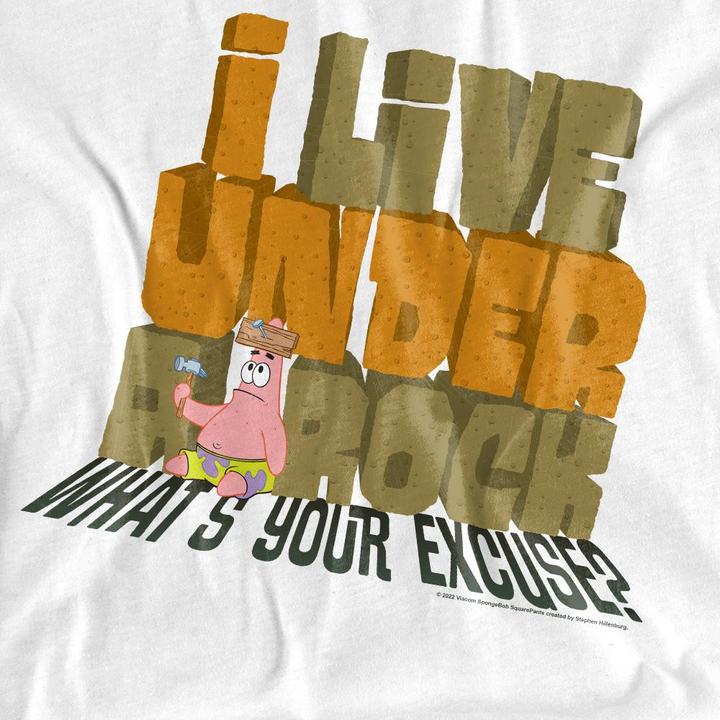 Image du produit Spongebob Squarepants - T-shirt WHAT'S YOUR EXCUSE? - Adulte (L)