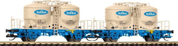 Actual product image Piko TT 2-piece set cement silo car DB AG Soda V (Track TT)