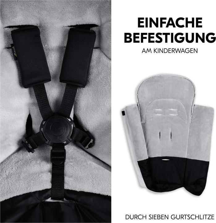 Actual product image Hauck Pushchair Footmuff Winter Grey
