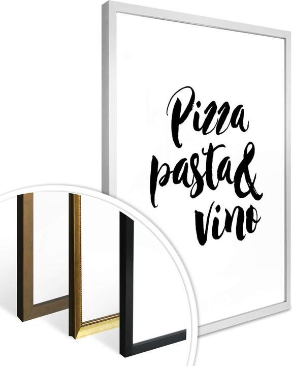 Produktbild Trenddeko Pizza Pasta Vino (60 x 80 cm)