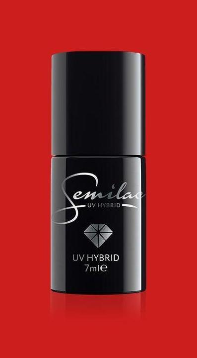 Actual product image Semilac UV hybrid gel polish 134 Red Carpet 7ml (134 Red Carpet, UV gel varnish)