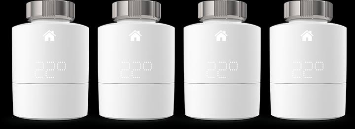 Actual product image tado° Smart radiator thermostat - Quattro Pack
