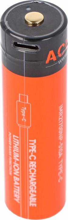 Produktbild AceBeam 21700 Li-ion Akku mit starken 5100mAh USB-C max. Entladestrom 20A, 77,8 x 21,37mm (1 Stk., 21700, 5100 mAh)