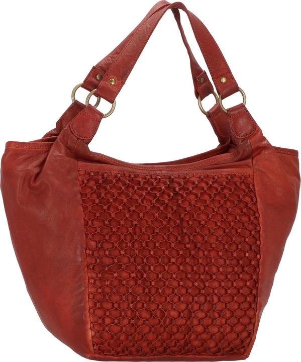 Actual product image Greenland Nature Femi & Nine leather shoulder bag 38 cm