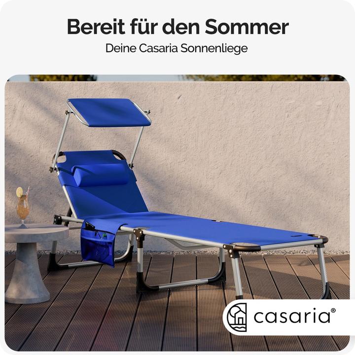Actual product image Casaria Sun lounger (210 cm)