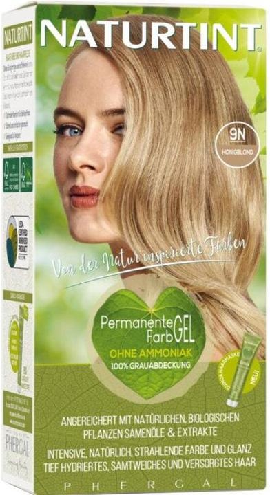 Naturtint Permanentes Haarfarbegel 9N Honigblond ohne Ammoniak (9N Honigblond)