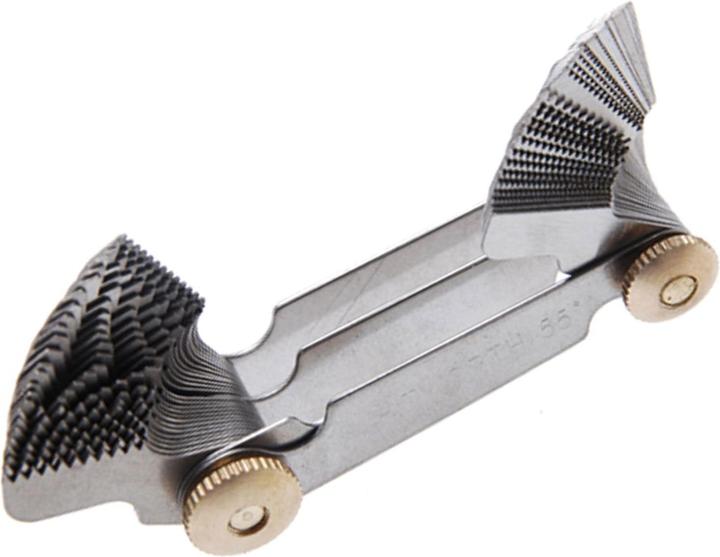 Immagine prodotto BGS Contafiletti doppio, 52 metrico 0,25 - 6,0 mm, Whitworth 4G - 62G (0.60 cm)