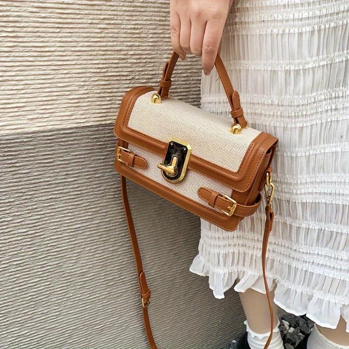 Actual product image Only-Bags.Store Vintage Flap Crossbody Bag, Retro Shoulder Bag, Fashion Handbag & Satchel Purse