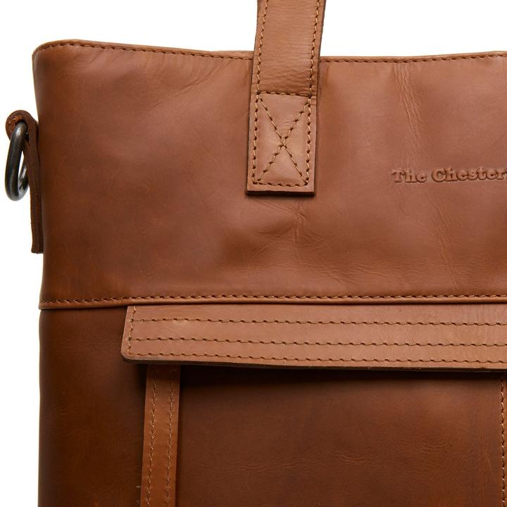 Image du produit The Chesterfield Brand Nunavik Sac à bandoulière en cuir 33 cm pour ordinateur portable (11 l)