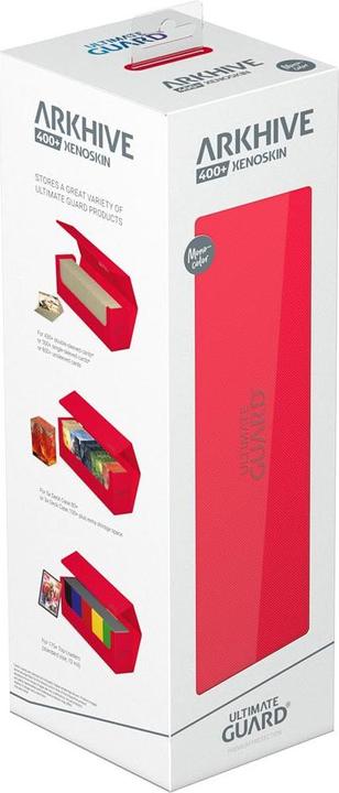 Image du produit Ultimate Guard Boîte à cartes XenoSkin Arkhive Monocolor 400+ rouge