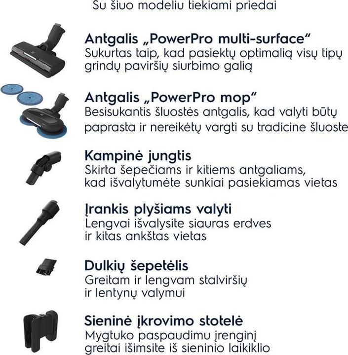 Produktbild Electrolux Vacuum Cleaner Stick Ep71b14wet Electrol