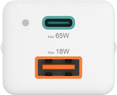 Actual product image Hama GaN Charger + USB cable (65 W)